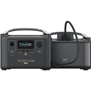 תא הרחבה לתחנת כוח ניידת - ECOFLOW RIVER600PRO - קיבולת 720Wh