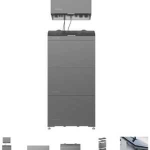 קיט מערכת אגירה היברידית תלת פאזית 10KW - קיבולת ECOFLOW POWER OCEAN 15KWH